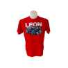 Seat Leon T-shirt comic book style: A modern classic in your wardrobe