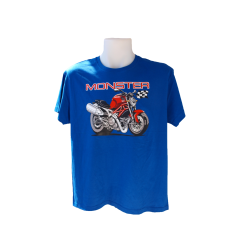 Camiseta Ducati Monster Tipo Cómic