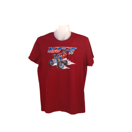 Yamaha YFZ 450 Quad T-Shirt - Comic Book Style for Speed Lovers